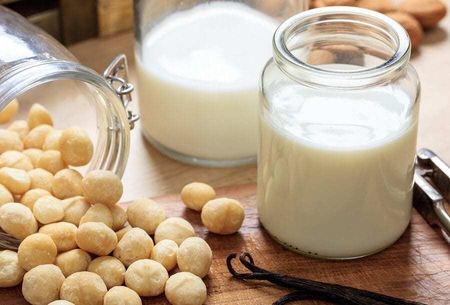 Cách làm sữa hạt macca, bột sắn dây và đậu xanh